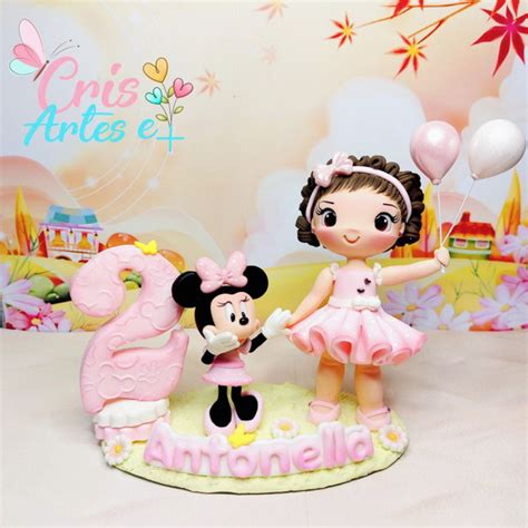 Vela Biscuit Minnie Rosa Elo7 Produtos Especiais