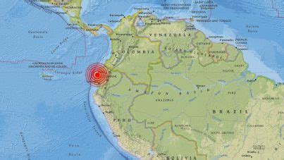 Sismo De Grados De Magnitud Sacude Costa De Ecuador