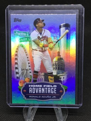 Ronald Acuna Jr Topps Series Home Field Advantage Sp Braves Ha