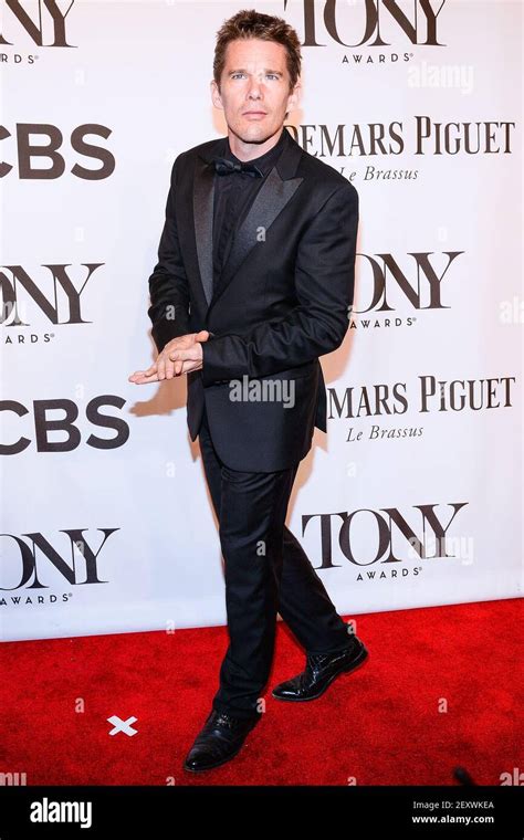 Ethan Hawke On The Red Carpet At The Tony Awards At Radio City Music