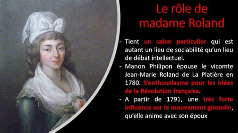 Histoire Premi Re Madame Roland Une Femme En R Volution Youtube