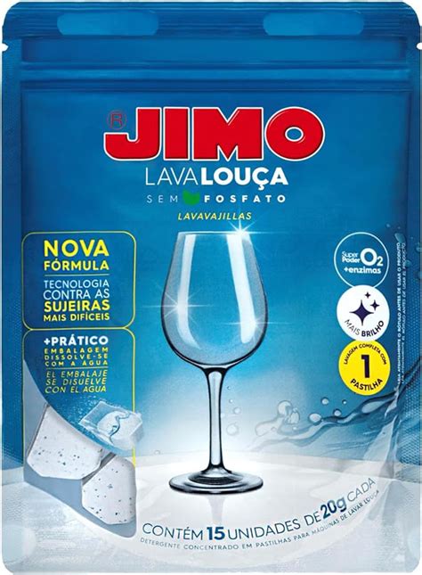 Jimo Lava Lou A Detergente Concentrado Pastilhas Casa Limpa