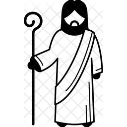 Good Jesus Shepherd Icon - Download in Glyph Style