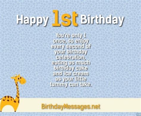 1st Birthday Wishes - Sweet Birthday Messages for 1 Year Olds