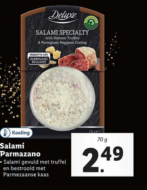 Deluxe Salami Parmazano Aanbieding Bij Lidl 1Folders Nl