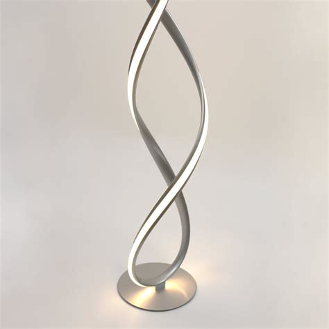 Ainhoa Led Floor Lamp Satin Chrome Lexi Lighting