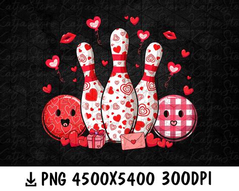 Bowling Valentines Day Png Bowling Lover Png Bowling Player Png