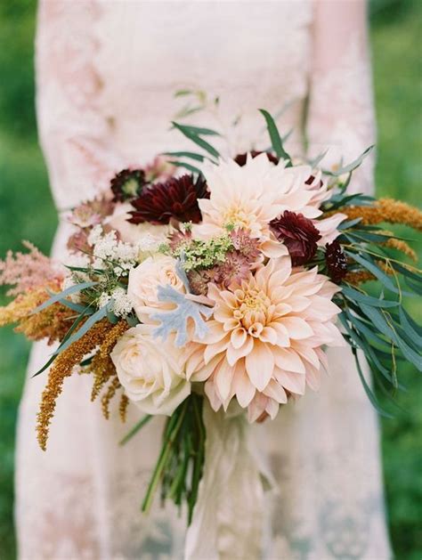 100 Stunning Dahlia Wedding Bouquets Weddingomania