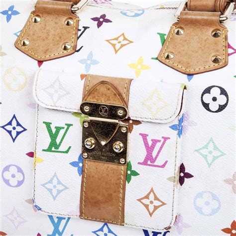 Louis Vuitton Murakami Multicolored Monogram Canvas And Leather Speedy Bag At 1stdibs Louis