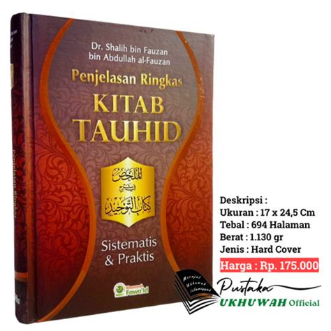 Jual Penjelasan Ringkas Kitab Tauhid Terjemah Mulakhkhash Kitab