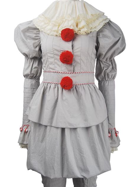 Kids Girls Stephen Kings It 2017 Film Clown Pennywise Cosplay