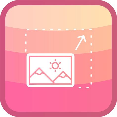 Resize Glyph Squre Colored Icon Vector Art At Vecteezy