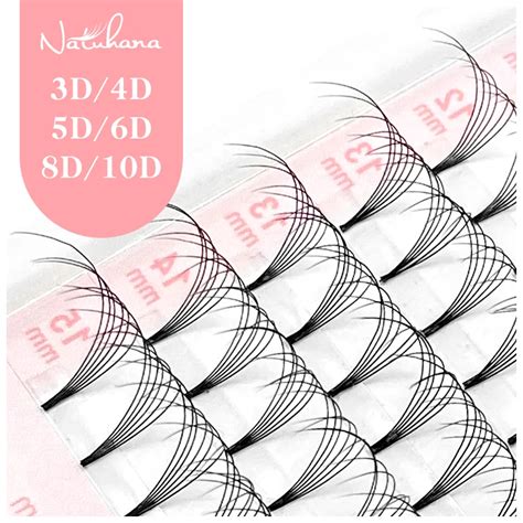 Natuhana Lashes Korea Basf D D Pre Made Russian Volume Fan Eyelash