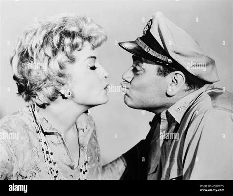 Mchales Navy From Left Jean Willes Ernest Borgnine 1964 Stock