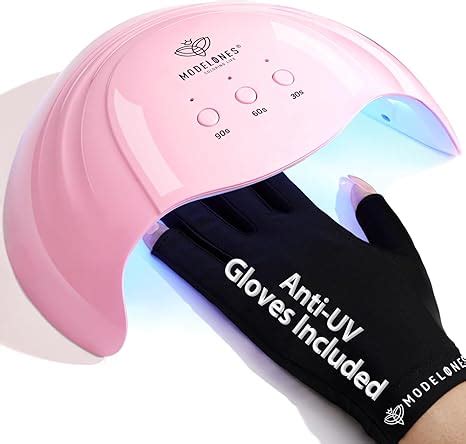 Uv Nail Light Modelones Uv Led Nail Lamp With Uv Gloves For Gel