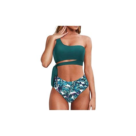 Rayson Donna Vita Alta Costume Da Bagno A Due Pezzi Bikini Set Chic