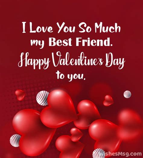 80 Valentine Day Messages For Friends Wishesmsg