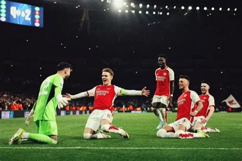 Arsenal Lolos Perempat Final Liga Champions Tundukkan Fc Porto Melalui