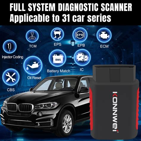 Universal Vehicle Diagnostic Tools Konnwei Kdiag Car Obd Scanner Full