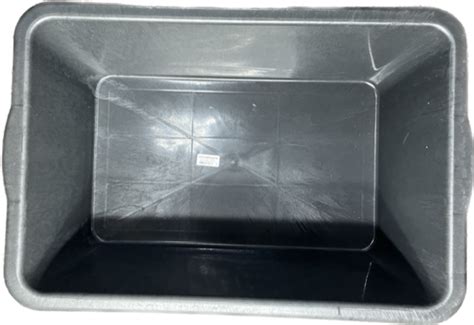 Plastic Rectangular Plastic Basin Black 4072 Nz