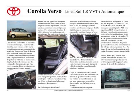 Fusible Corolla Verso Pdf Notice Manuel D Utilisation