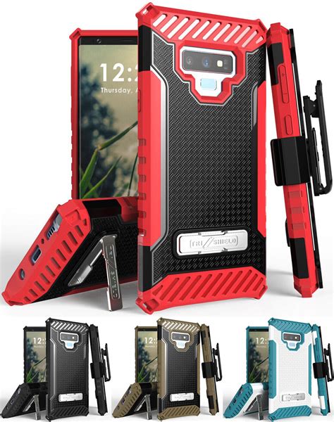 Tri Shield Rugged Case Cover Belt Clip Holster Strap For Samsung