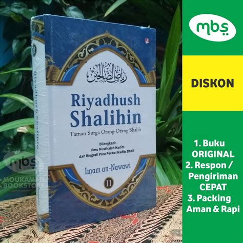 Jual Buku Riyadhush Shalihin Taman Surga Orang Orang Shalih Imam An