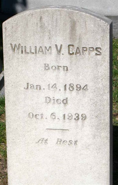 William Virginius Willie” Capps 1894 1939 Find A Grave Memorial