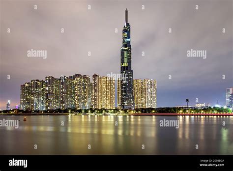 landmark 81 tower after 10 p.m Stock Photo - Alamy
