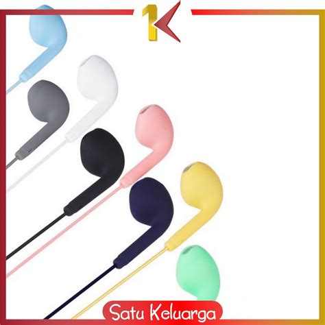 Jual Sk C Headset Macaron Matte Color U Hifi Handsfree Mate