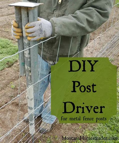 Metal Fence Post Installation Tool - The Homestead Survival