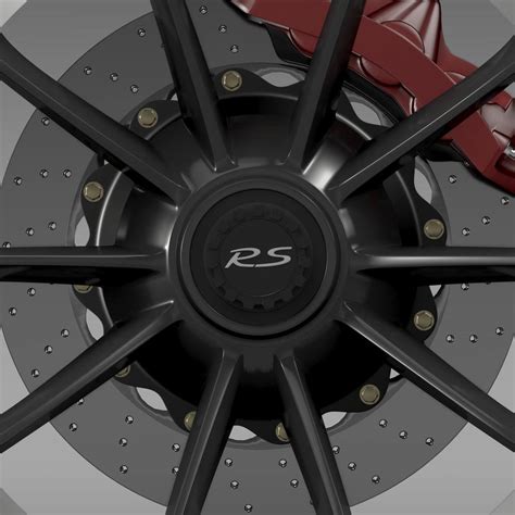 Porsche 911 GT3 RS 2015 Wheel - 3D Model by Creative Idea Studio