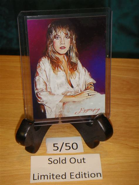 Fleetwood Mac STEVIE NICKS Card 8 Limited Edition 5 50 Artist Signd