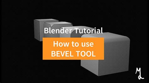 How To Use The Bevel Tool Blender Tutorial Beginners Youtube