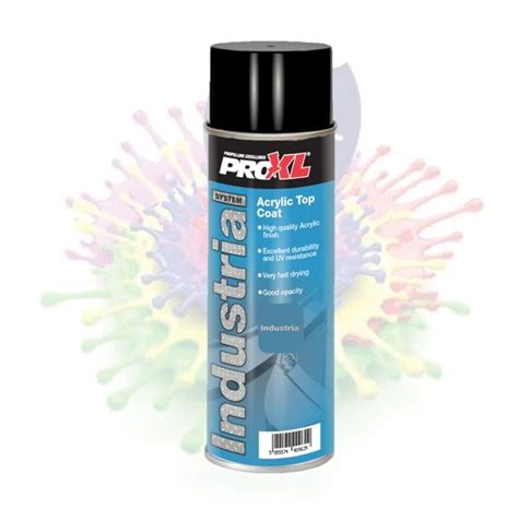 Pro XL Industrial Acrylic Top Coat Aerosol 500ml RAL Safety Colours