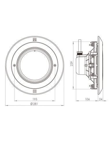 Proyector LED Lumiplus Essential PAR56 RGB