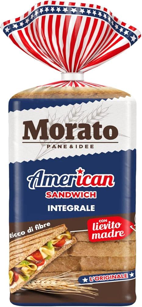 Pane Morato American Sandwich Integrale Morbido Pane Integrale A