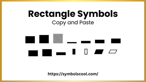 Get All Rectangle Symbols Copy And Paste