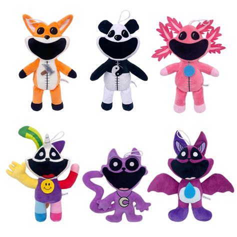 Smiling Critters Horror Bobby Purple Cat Monster Smiles Big Mouth