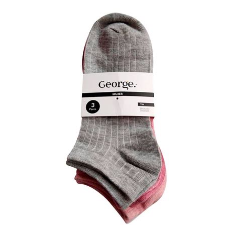 Tines George Para Mujer Multicolor Liso Rayas Pares Unitalla De A