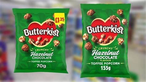 Butterkist Launches Crunchy Hazelnut Chocolate Popcorn