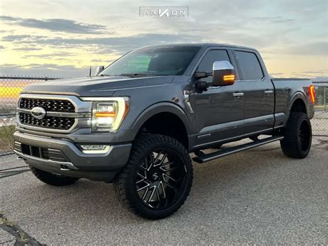 Ford F Wheel Offset Aggressive Outside Fender Suspension