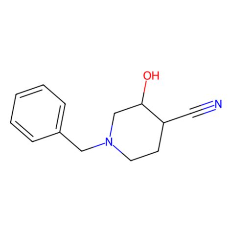 CAS 1782225 63 1 1 Benzyl 3 Hydroxy Piperidine 4 Carbonitrile Chemsrc