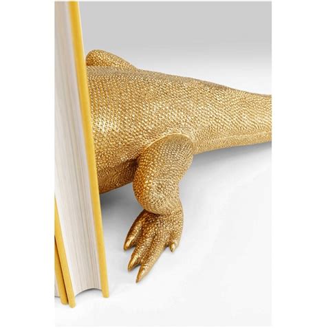 Ограничитель для книг 2 предмета золото "Рептилия" - купить за 10920 ...