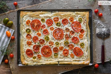 Tarta Salada De Queso Ricotta Y Tomate Receta Para Saborear A Lo