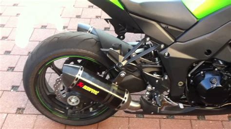 Kawasaki Z1000 Akrapovic Sound Hd Youtube