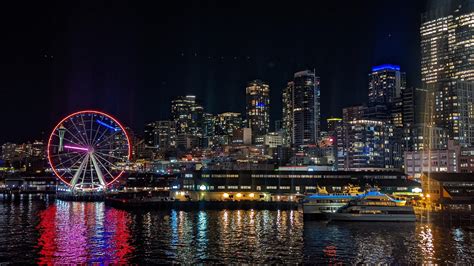 A night view of Seattle downtown : r/Seattle