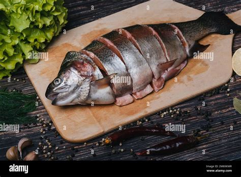 Fish Cut Pieces Hi Res Stock Photography And Images Alamy