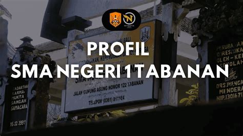 Profil Sma Negeri Tabanan Youtube