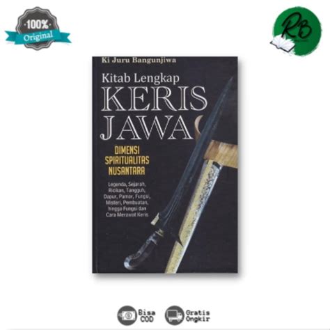 Jual Bk Kitab Lengkap Keris Jawa Hard Cover Shopee Indonesia